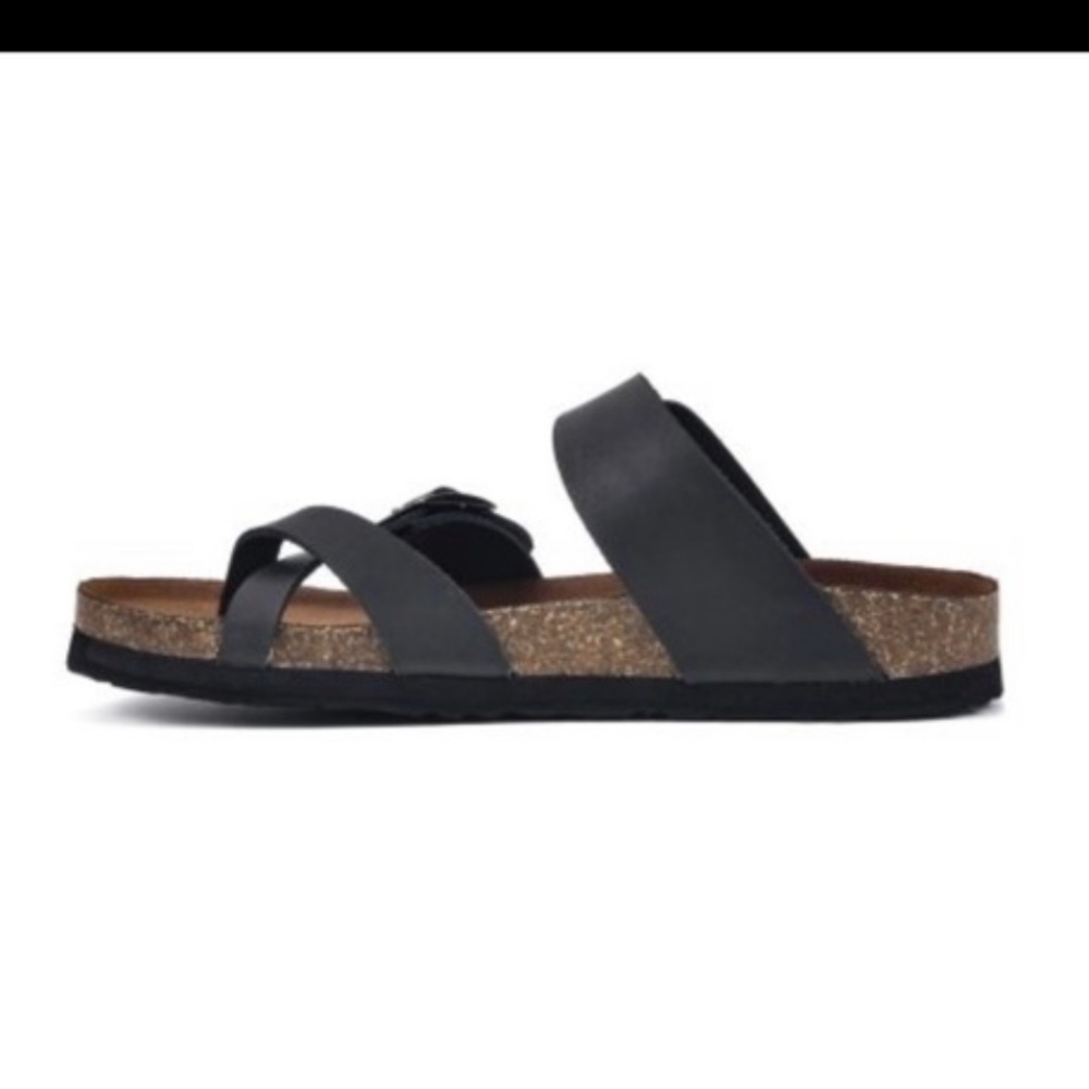 NIB SIZE 6 mountain sole genuine leather sandals - Picture 2 of 4